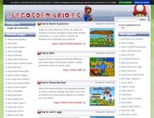 Tablet Screenshot of juegosdemario.es